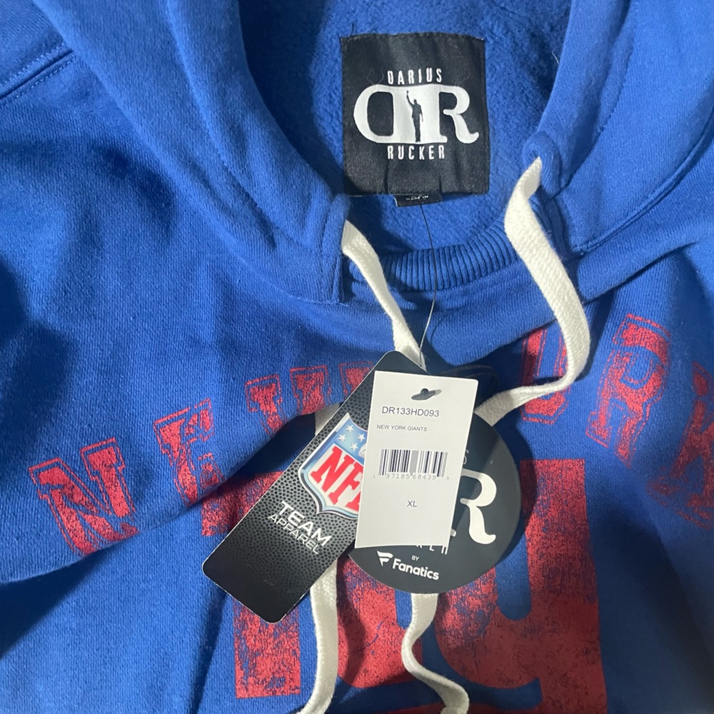 NFL x Darius Rucker Collection by Fanatics Royal New York Giants Coaches Hoodie - Picture 5 of 10